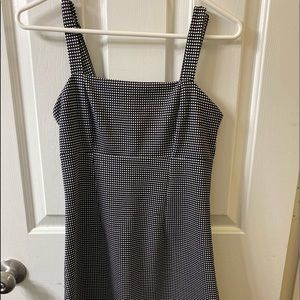 Black and White Mini Dress